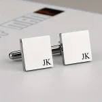 Unique Custom Engraved Stainless Steel Cufflinks