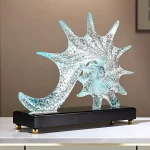 Elegant Tinted Starfish Sculpture