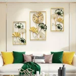 3pcs Metal Wall Clock